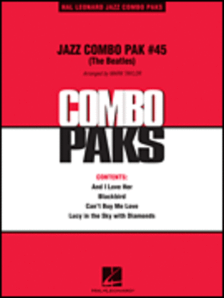 Book cover for Jazz Combo Pak #45 (The Beatles)