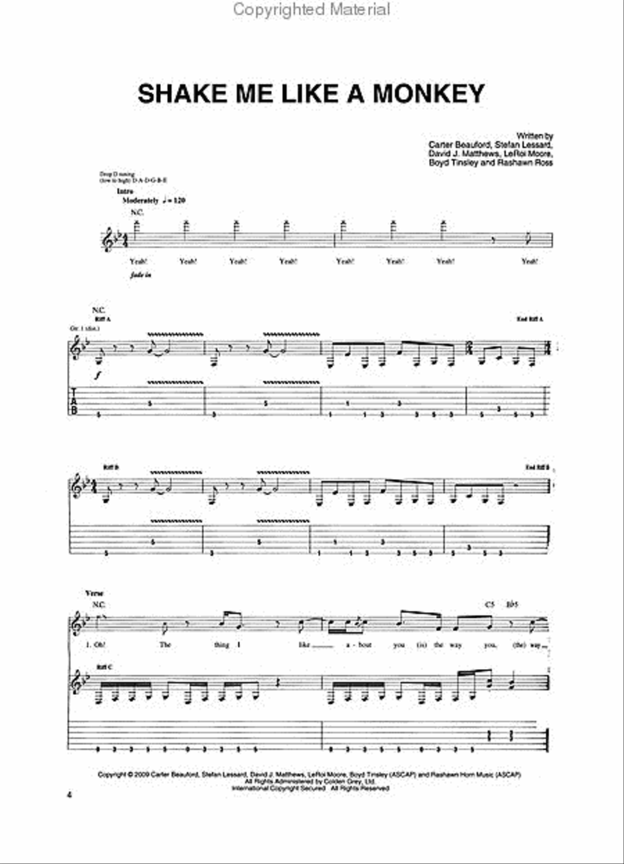 Dave Matthews Band - Big Whiskey and the GrooGrux King Electric Guitar scores gallery preview page 2