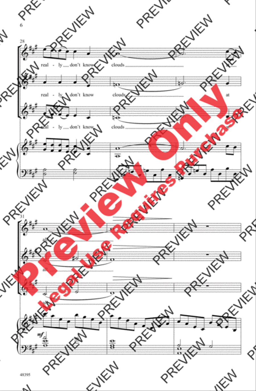 Both Sides Now Women's Choir scores gallery preview page 6