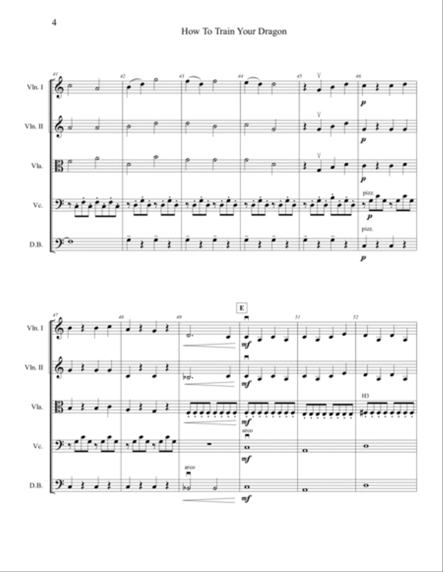 How To Train Your Dragon Score and Parts scores gallery preview page 4