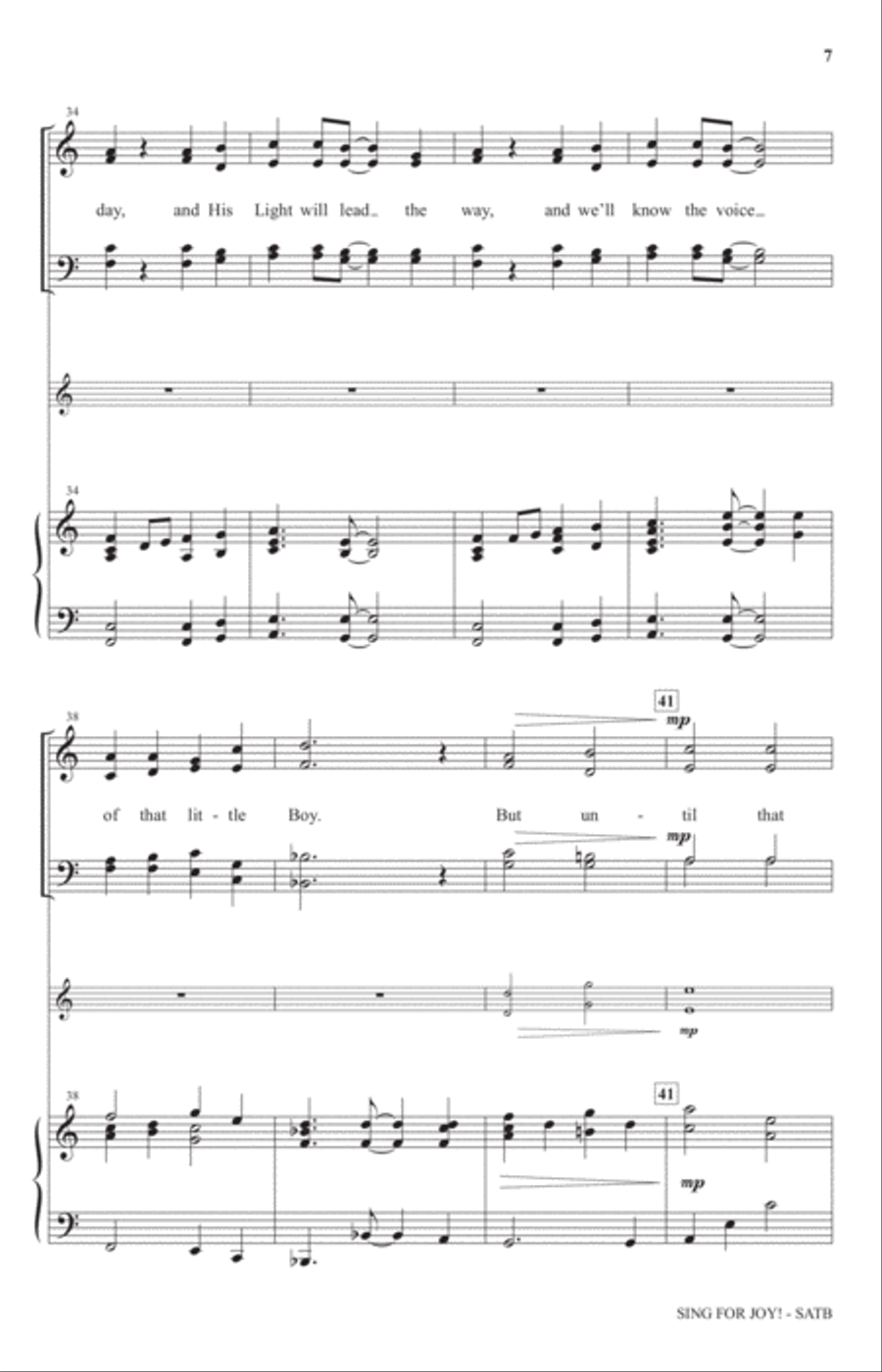 Sing For Joy! Sing For Joy! 4-Part scores gallery preview page 6