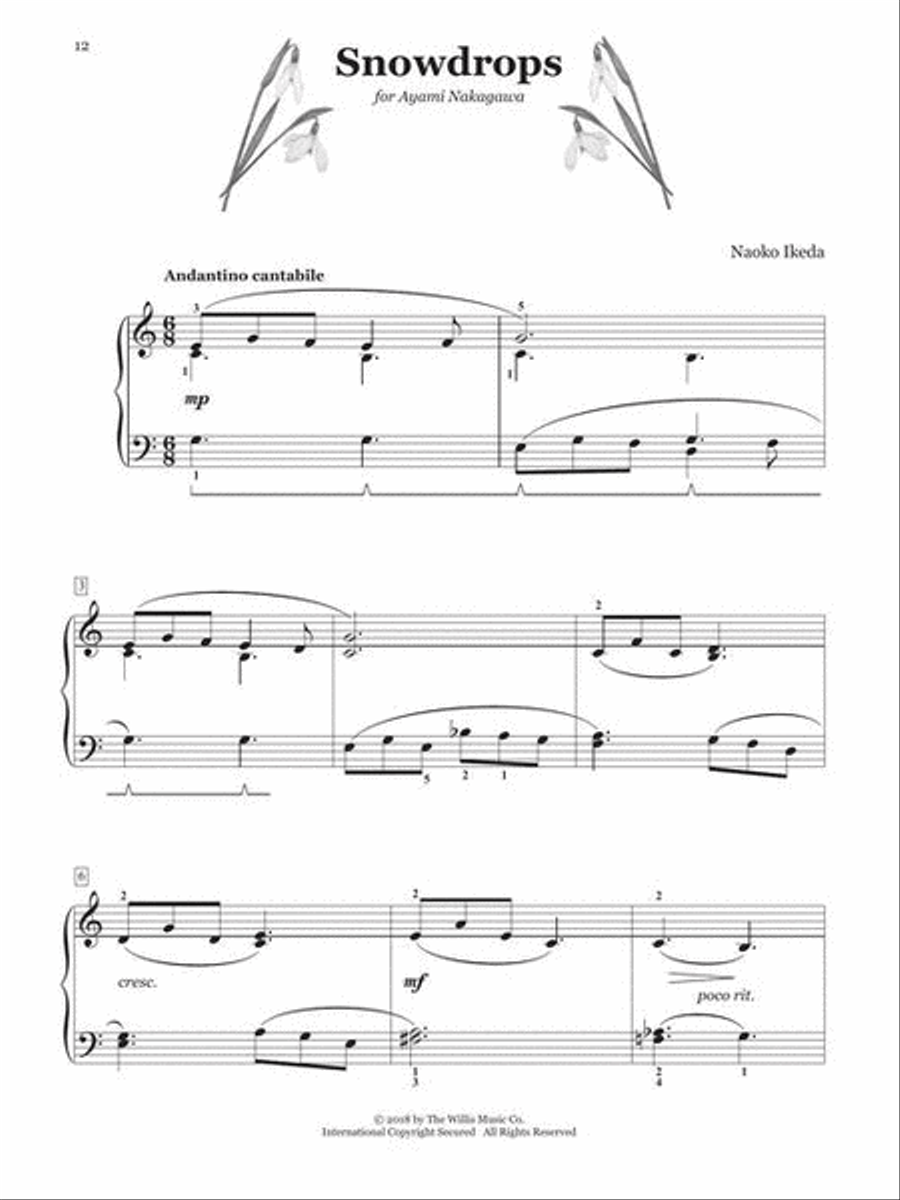 Bouquet of Color Easy Piano scores gallery preview page 6