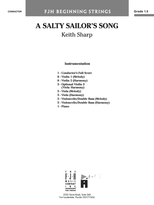 A Salty Sailor's Song: Score