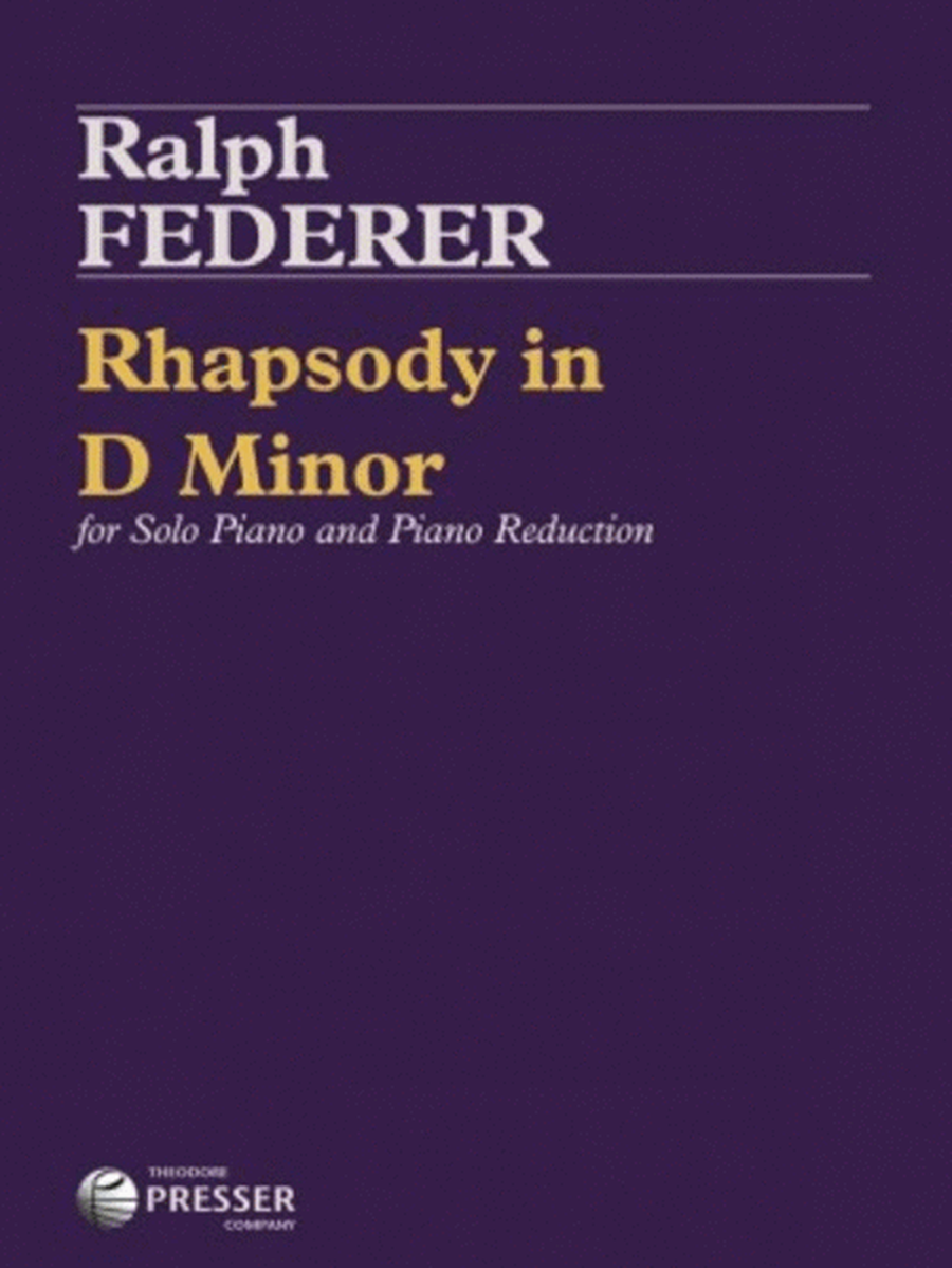 Rhapsody in D Minor