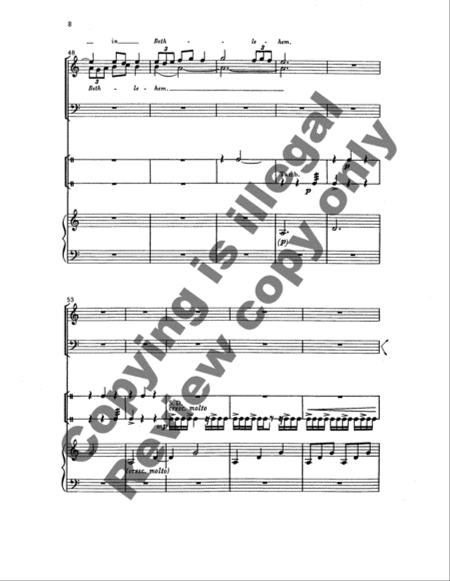 Carols to Play and Sing: 1. In Bethlehem 4-Part scores gallery preview page 13