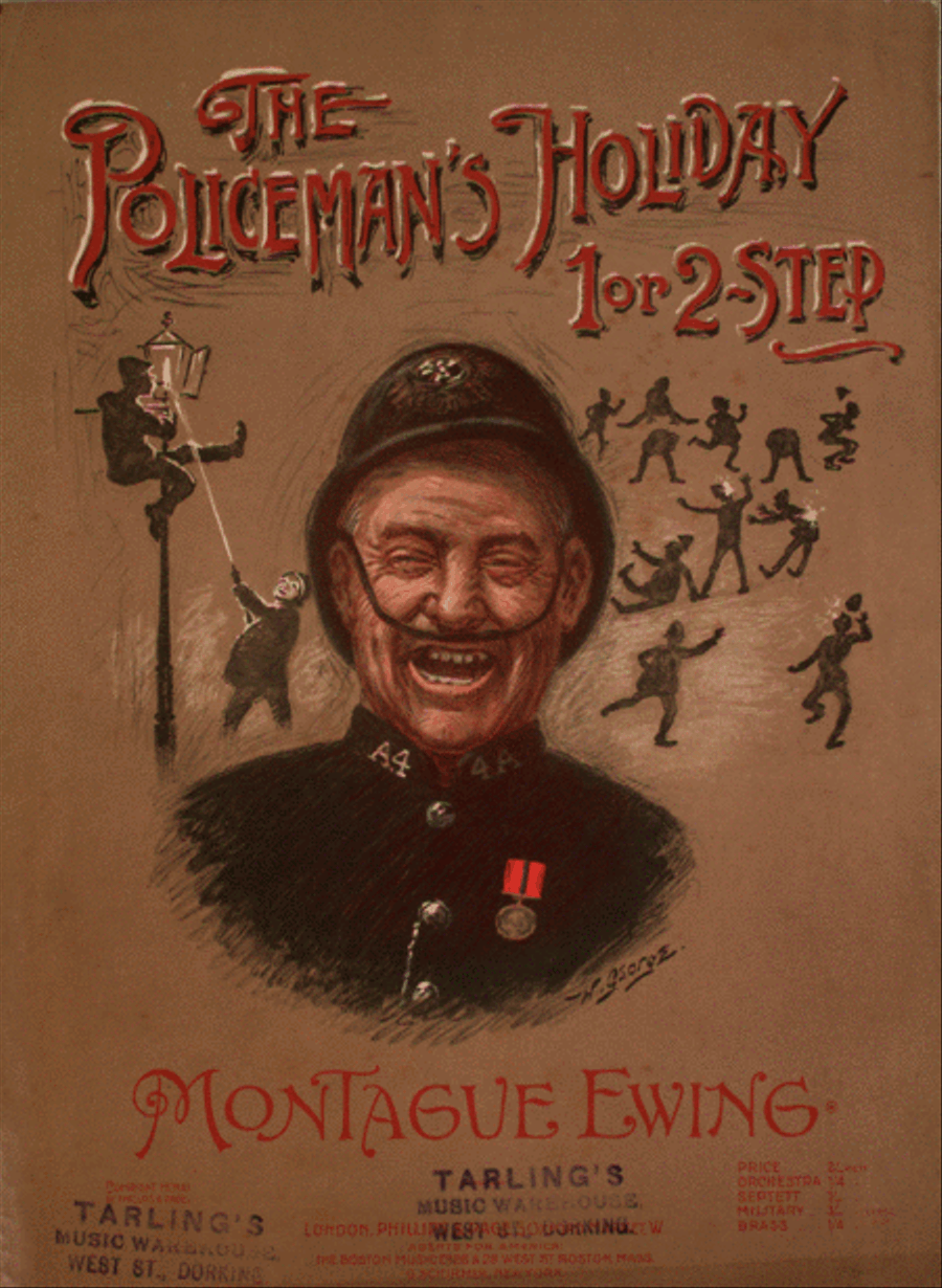 The Policeman's Holiday. 1 or 2 Step Piano Solo scores gallery preview page 1