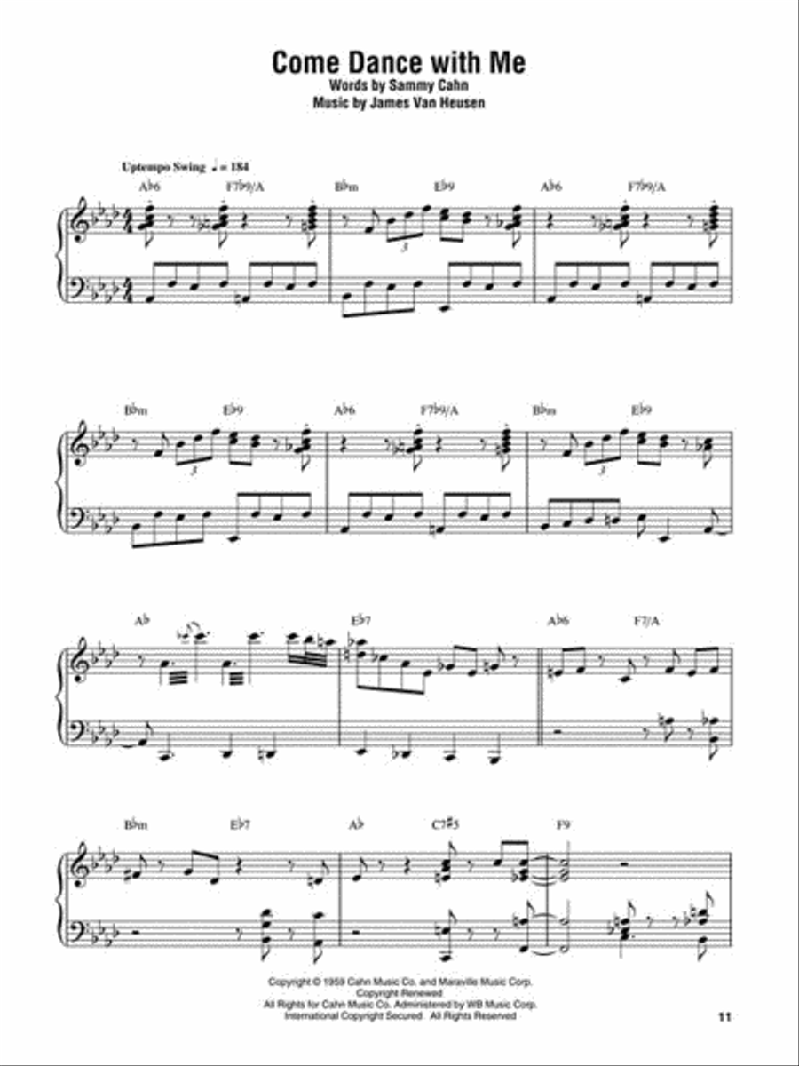 Oscar Peterson – A Jazz Portrait of Frank Sinatra Piano Solo scores gallery preview page 4