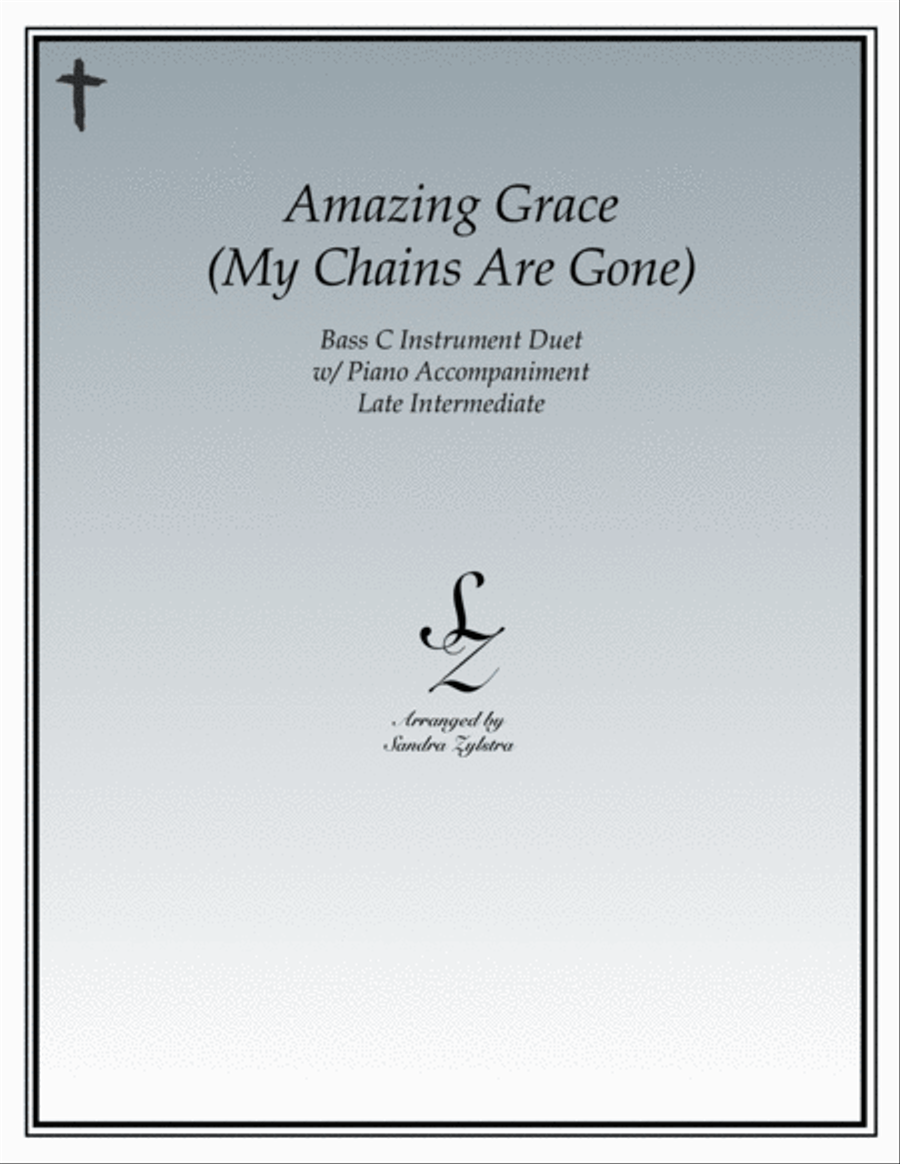 Amazing Grace (my Chains Are Gone) Piano scores gallery preview page 1