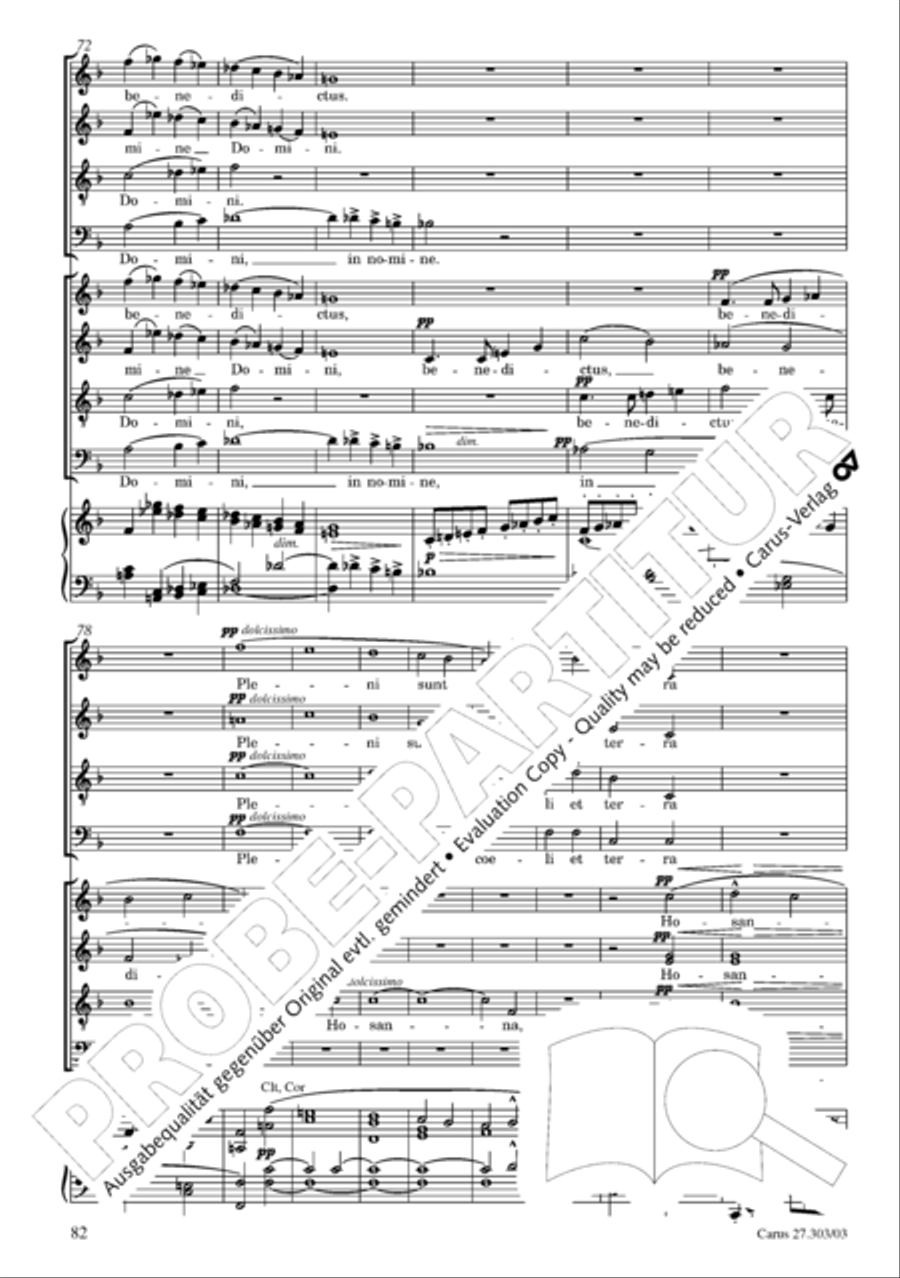 Messa da Requiem 4-Part scores gallery preview page 83