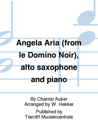 Angèle Aria - from the opera "Le Domino Noir"', Alto Saxophone & Piano