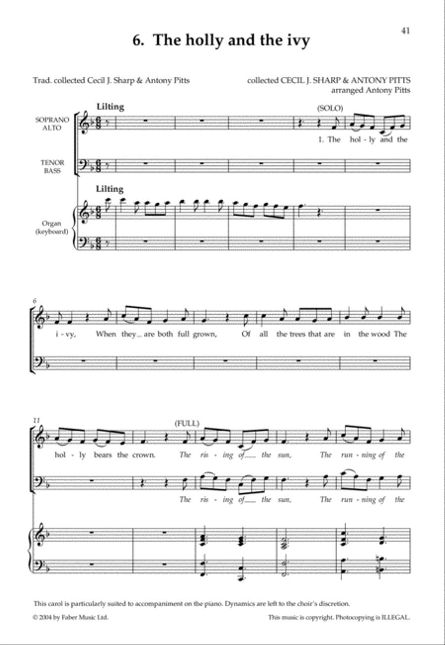 The Naxos Book of Carols The Naxos Book of Carols 4-Part scores gallery preview page 2