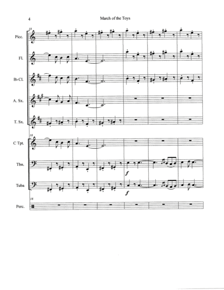 March of the Toys (Concert Band, Score Only) image number null