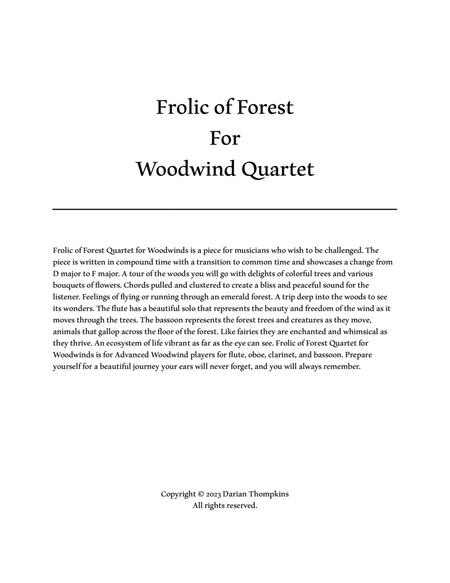 Frolic of Forest Quartet for Woodwinds image number null
