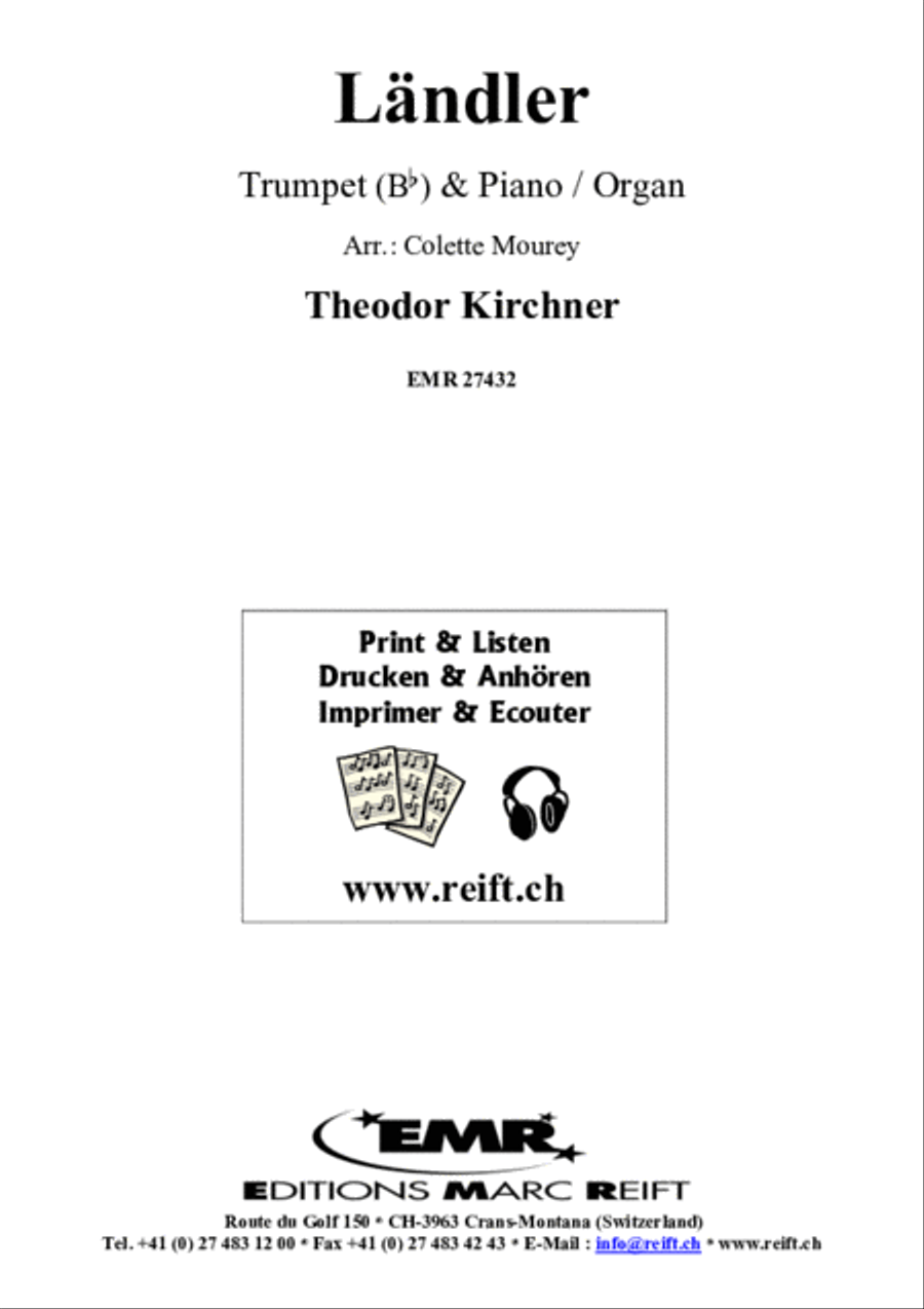 Landler Landler Trumpet Solo scores gallery preview page 2