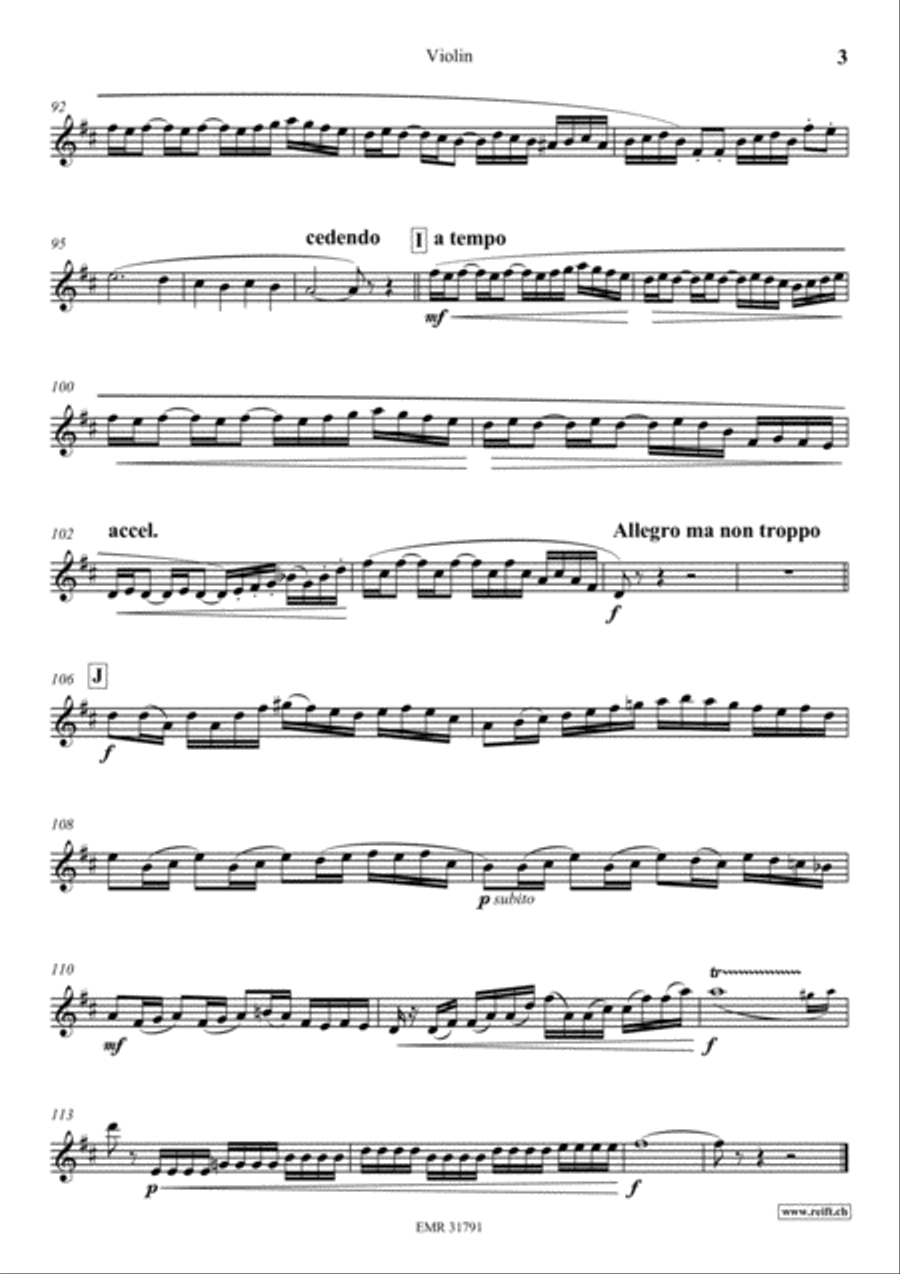 Sarabande et Allegro Violin Solo scores gallery preview page 4