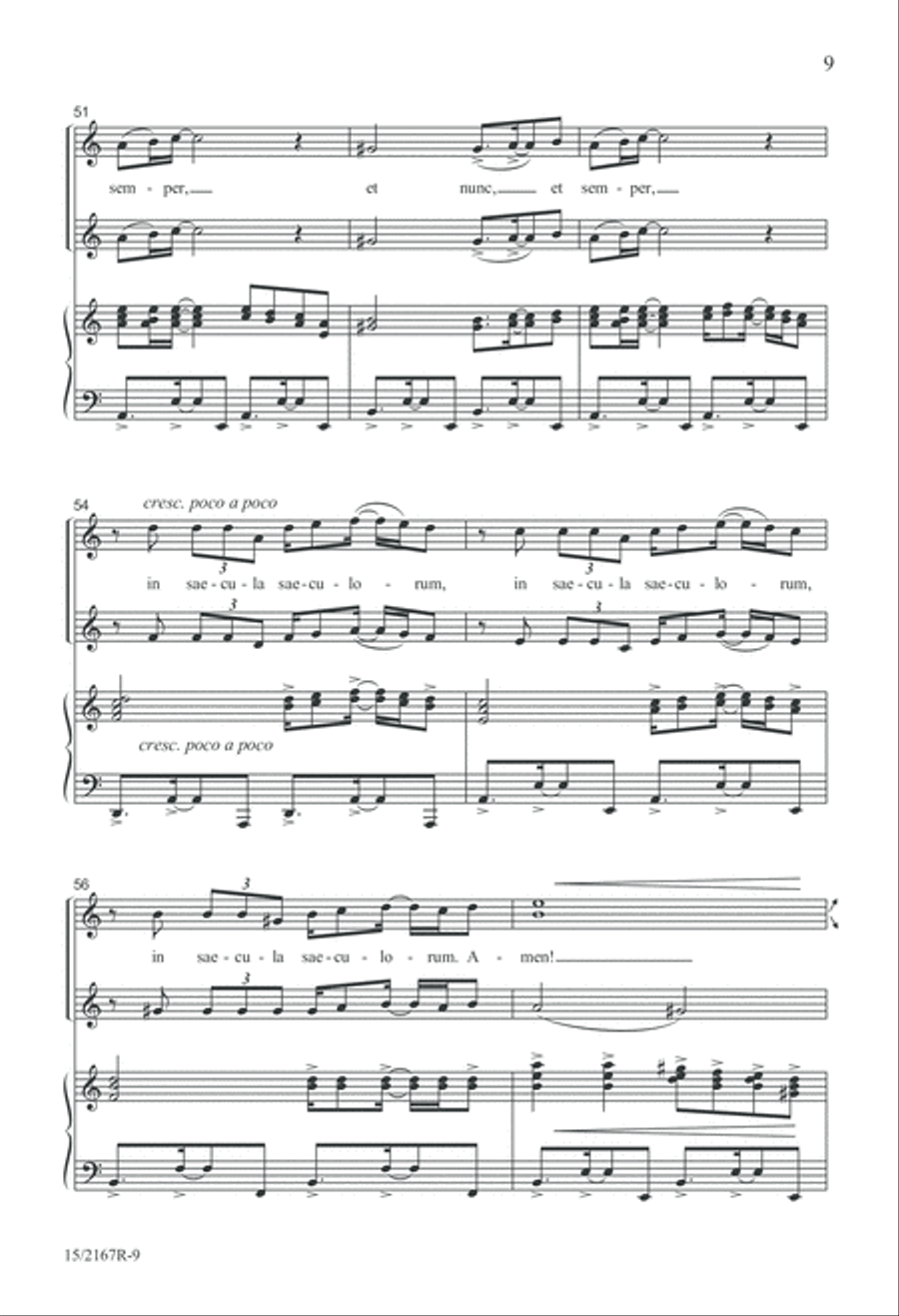 Gloria Patri SSA scores gallery preview page 9