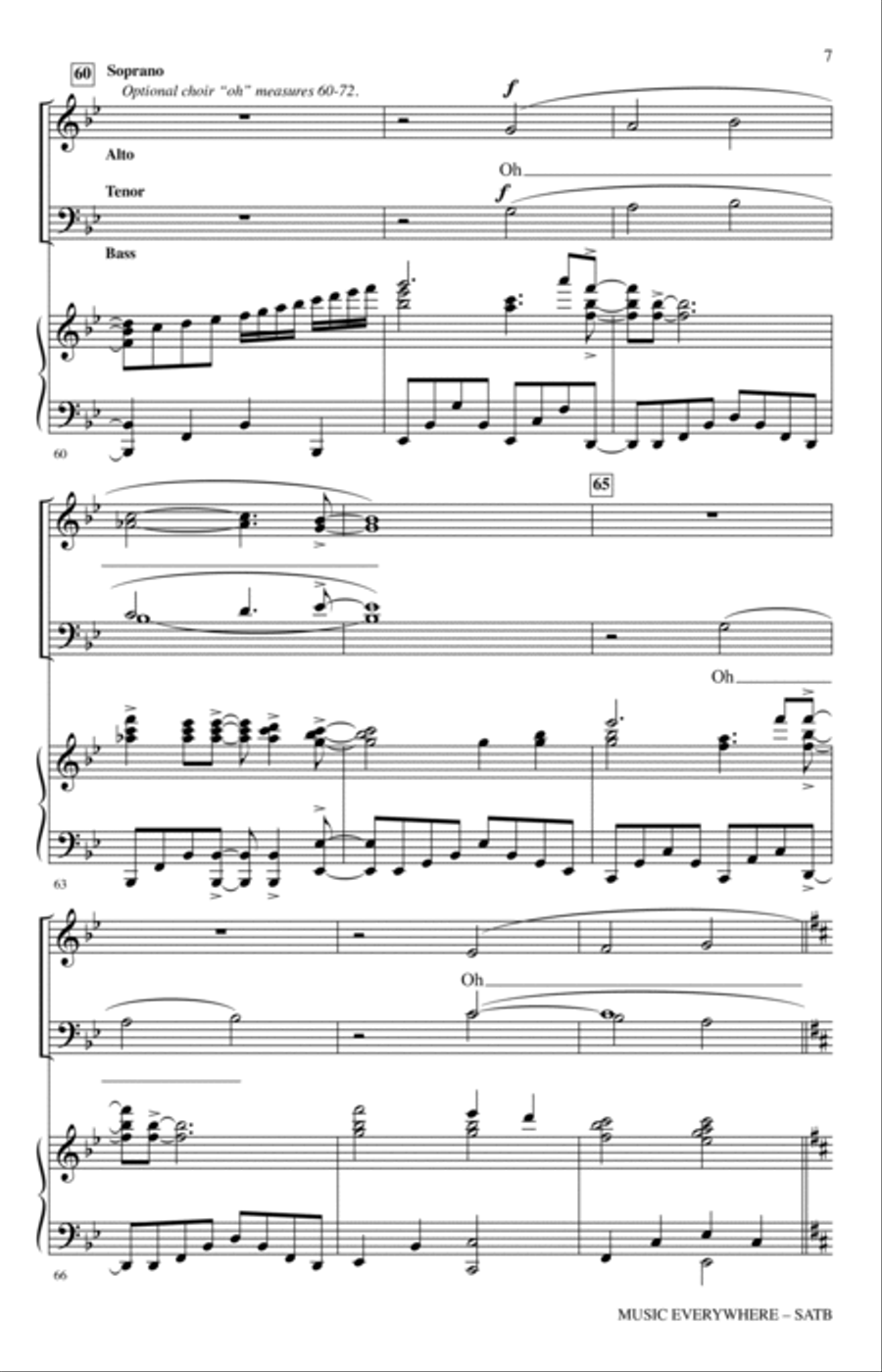 Music Everywhere 4-Part scores gallery preview page 6