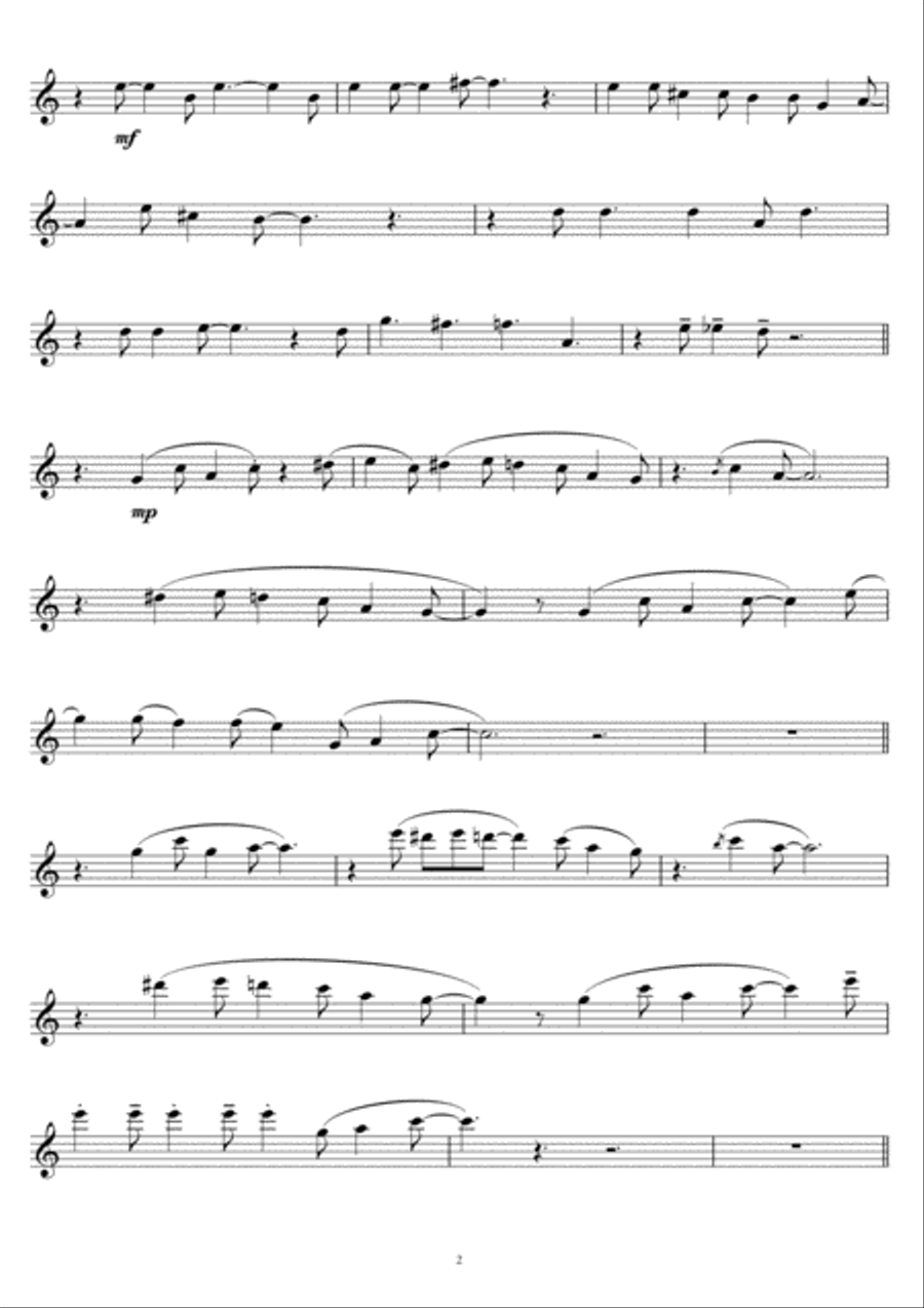 Santa Baby Santa Baby Flute Solo scores gallery preview page 2