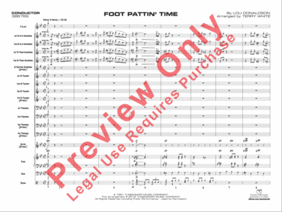 Foot Pattin' Time Foot Pattin' Time Jazz Ensemble scores gallery preview page 21