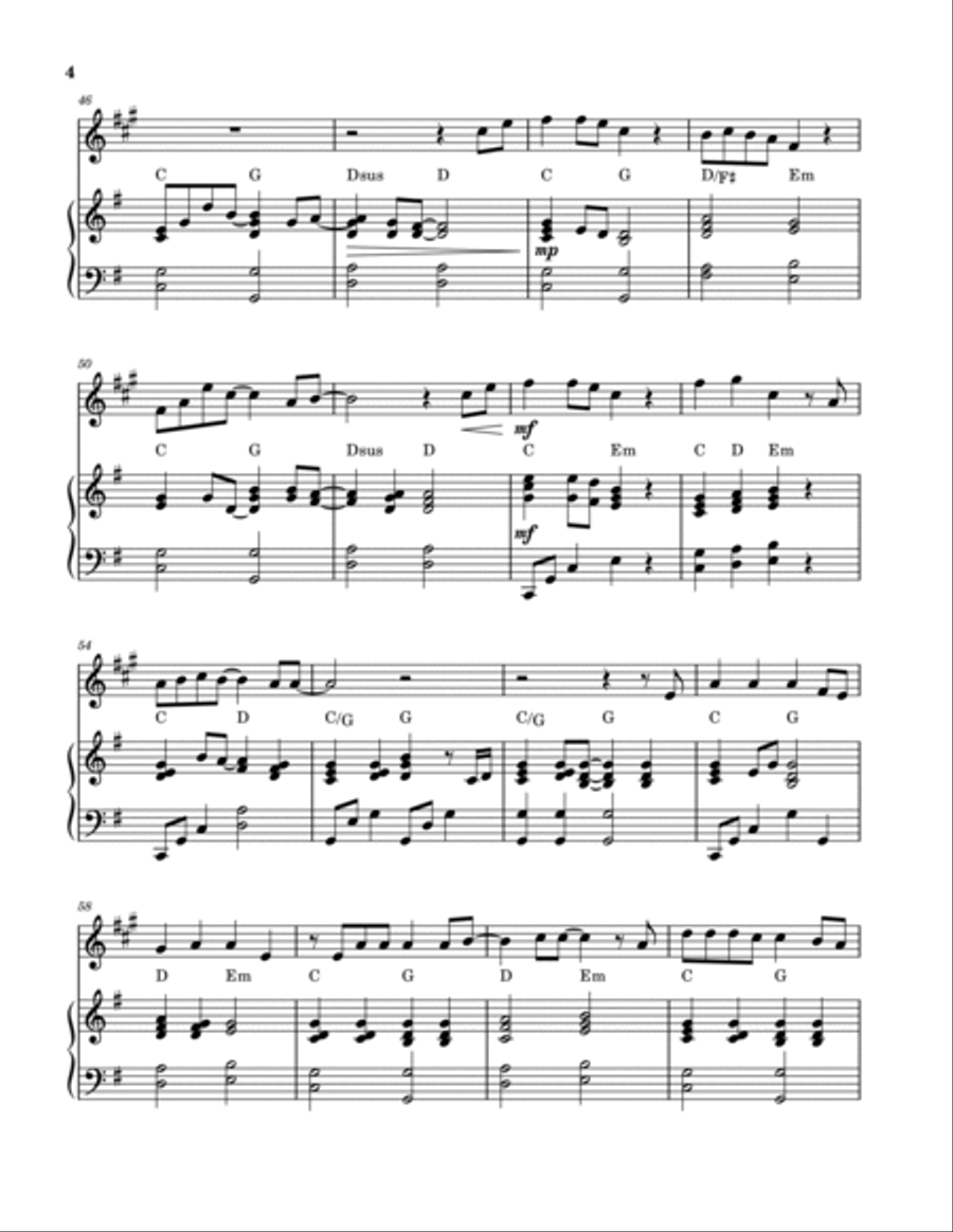 10,000 Reasons (bless The Lord) B-Flat Clarinet scores gallery preview page 4