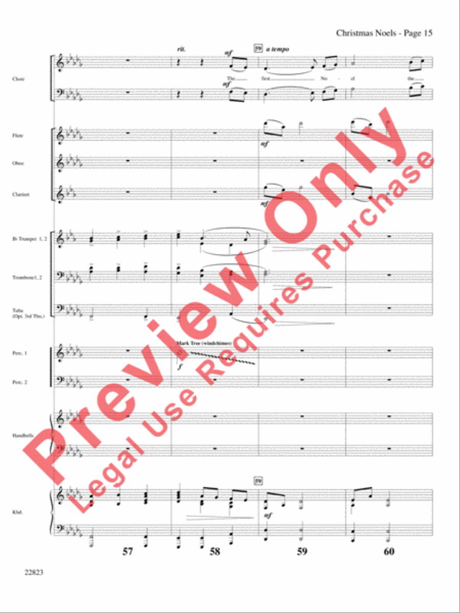 Christmas Noels Choir scores gallery preview page 16
