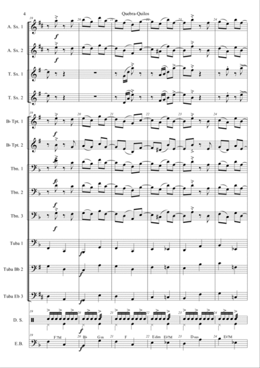 Quebra-Quilos Quebra-Quilos Concert Band scores gallery preview page 5