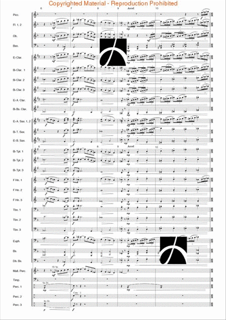 Virginia Concert Band scores gallery preview page 3
