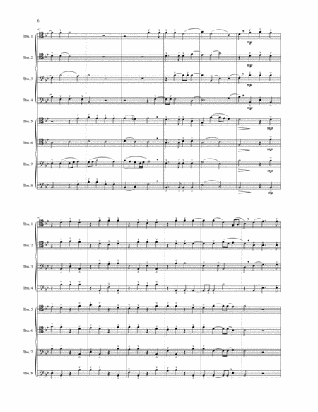 Pater Noster for 8-part Trombone Ensemble