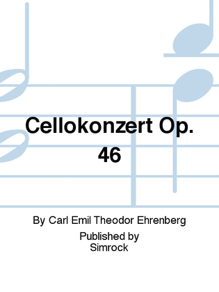 Book cover for Cellokonzert Op. 46