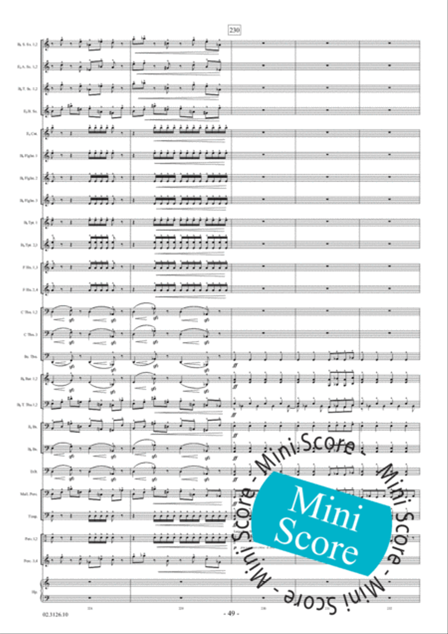 Migyur Fanfare Band scores gallery preview page 55