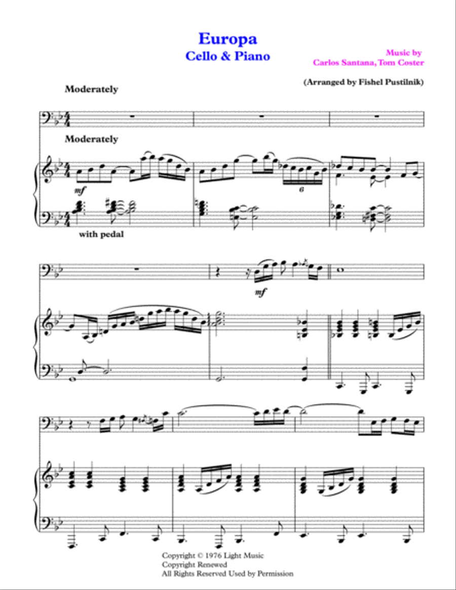 Europa Piano scores gallery preview page 2