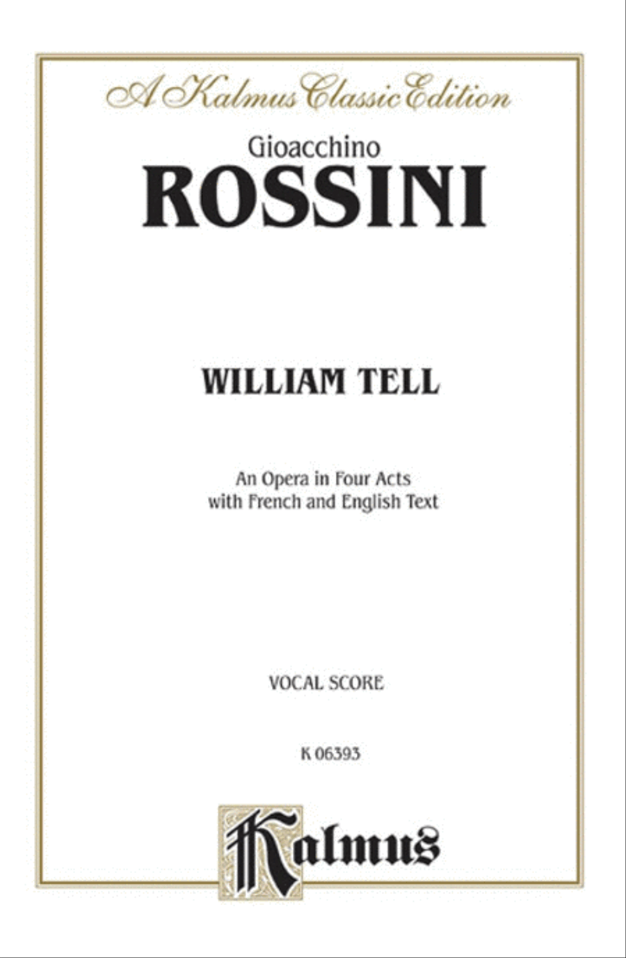William Tell Voice scores gallery preview page 1