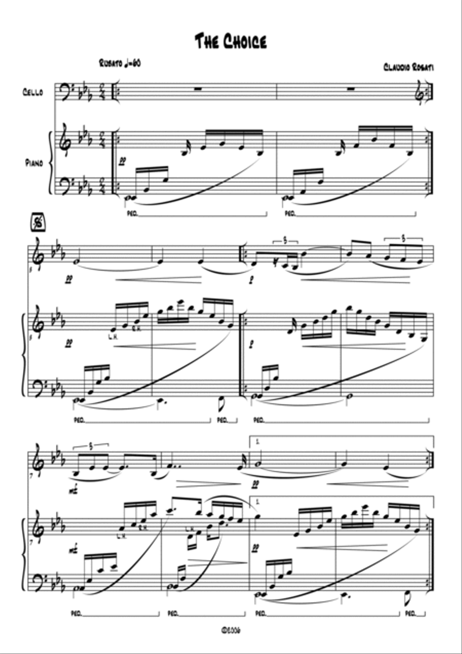 The Choice Cello Solo scores gallery preview page 2