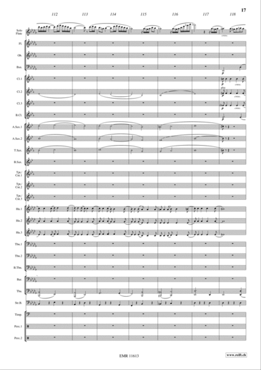 Carmen Fantasy Concert Band scores gallery preview page 18