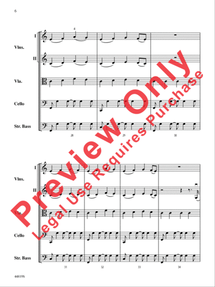 Falling Slowly (from the Motion Picture and Broadway Production Once) String Orchestra scores gallery preview page 7