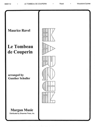 Book cover for Tombeau de Couperin