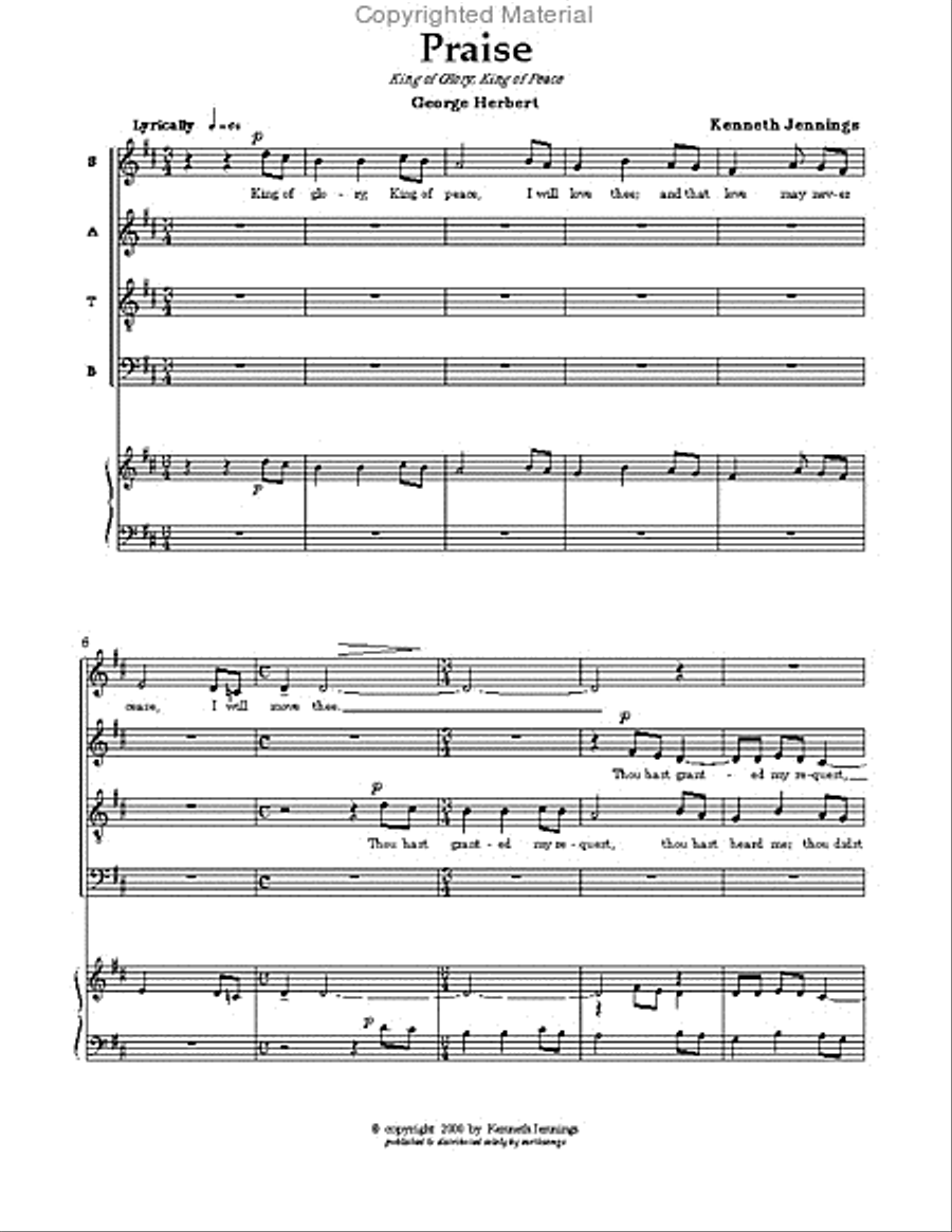 praise 4-Part scores gallery preview page 2