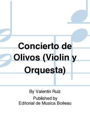 Concierto de Olivos (Violin y Orquesta)