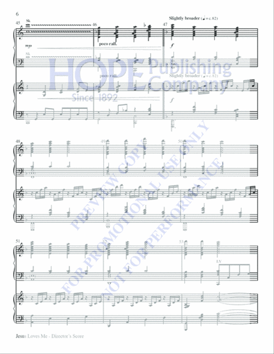 Jesus Loves Me Jesus Loves Me Piano scores gallery preview page 6