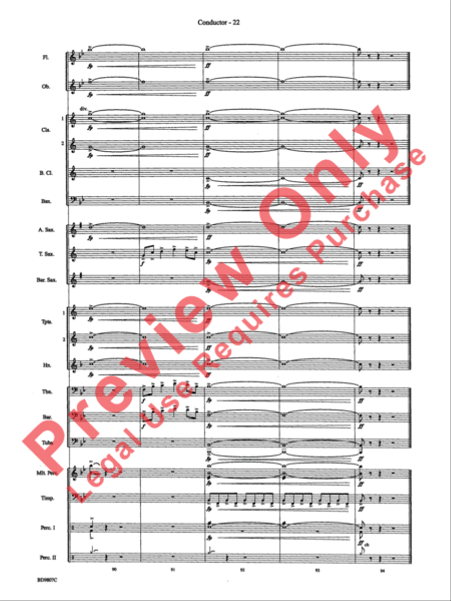 Fields of Kent Concert Band scores gallery preview page 24