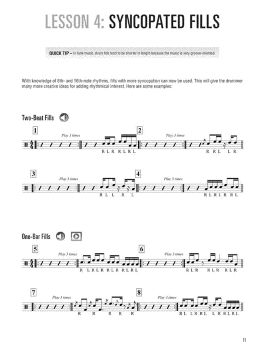 Hal Leonard Drumset Method – Book 2 Percussion scores gallery preview page 4