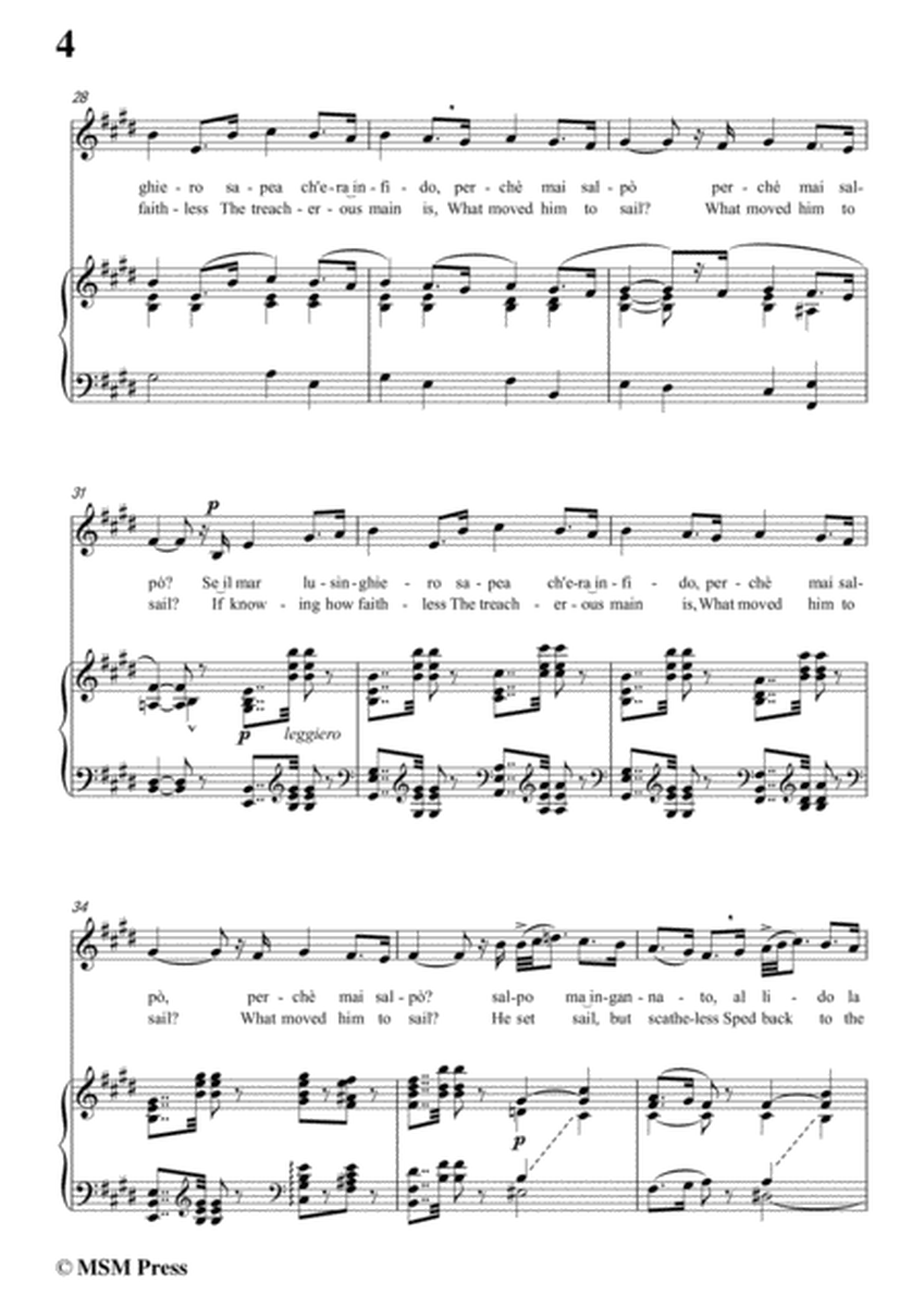 Bononcini Giovanni-L'esperto nocchiero(Version I),from 'Astarte',in E Major,for Voice and Piano image number null
