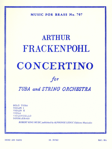 Concertino (tuba & Orchestra)