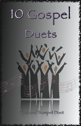 Book cover for 10 Gospel Duets for Flute and Trumpet