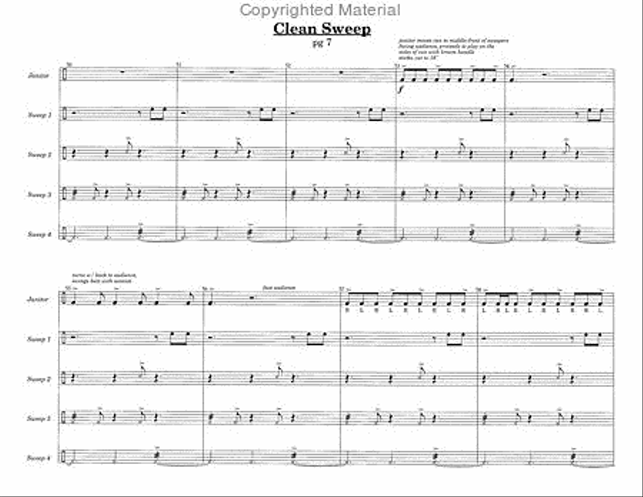 Clean Sweep Clean Sweep Percussion Ensemble scores gallery preview page 7