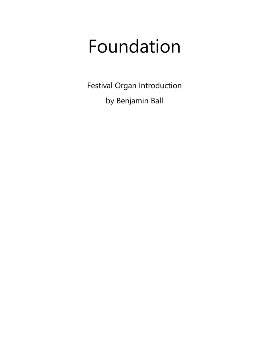 Foundation (hymn introduction)