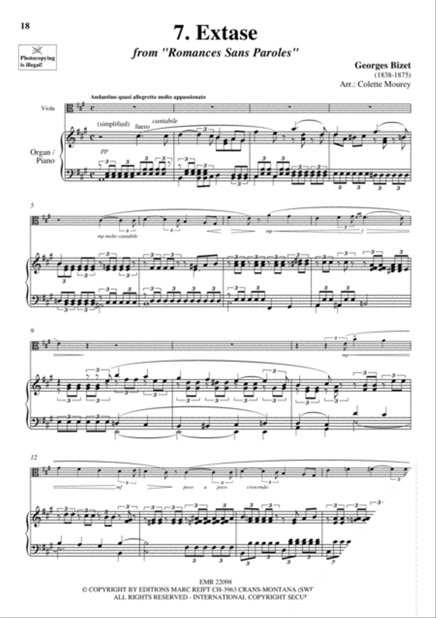 20 Greatest Meditations Piano Accompaniment scores gallery preview page 9