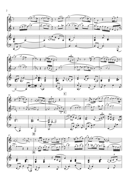 Amazing grace TRIO (Piano & 2 Flutes) image number null