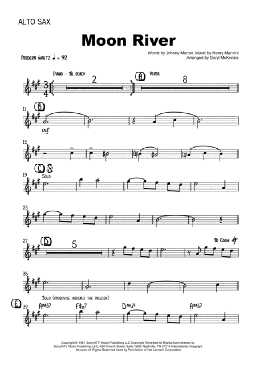 Moon River Moon River Chamber Orchestra scores gallery preview page 6