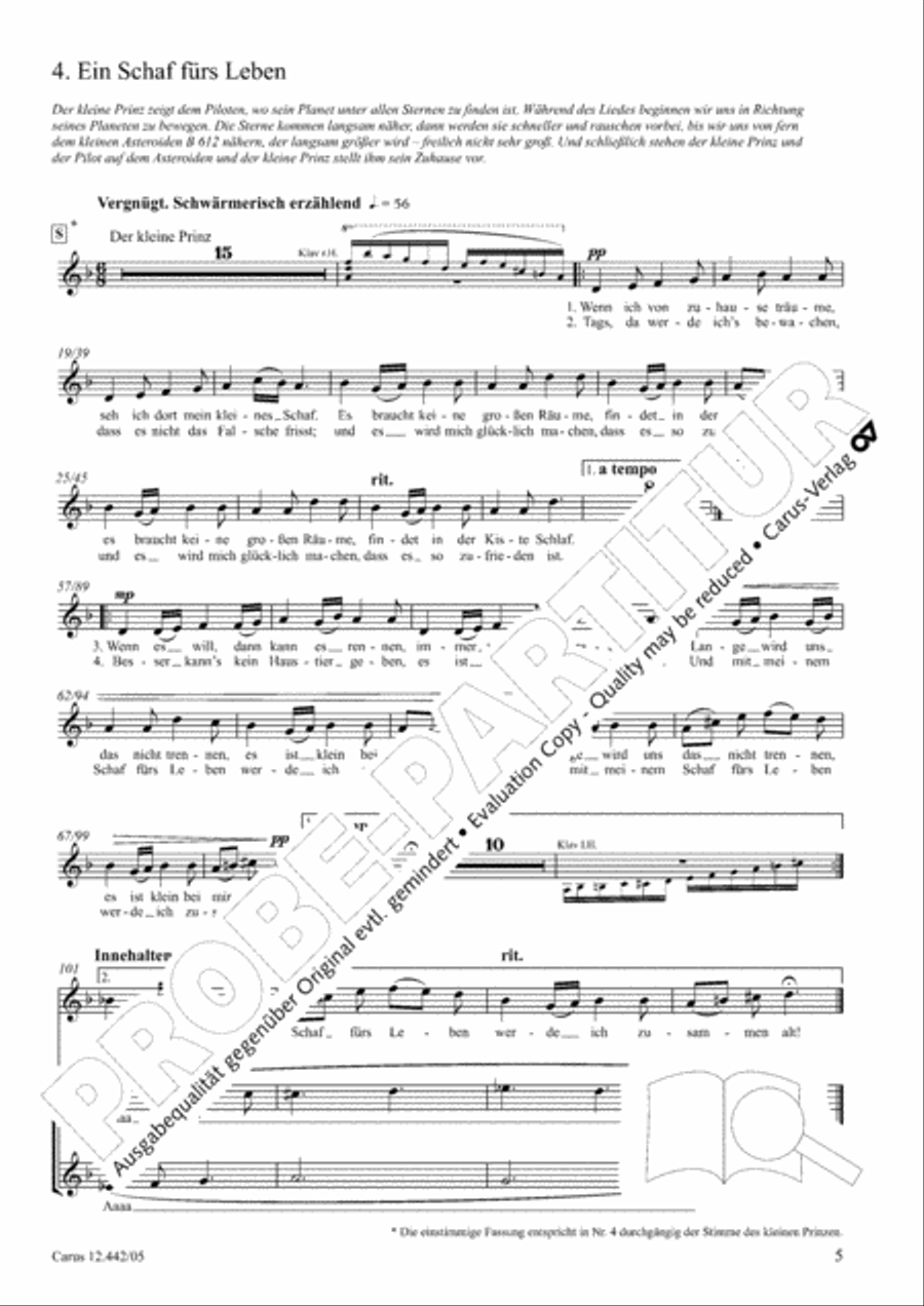 Der kleine Prinz 3-Part scores gallery preview page 6